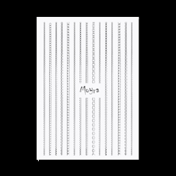 Moyra Nail Art Strips - Chain, Silver No. 02, Moyra